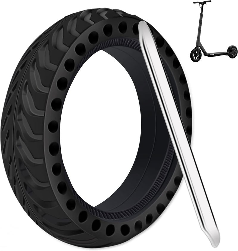 KAOUKUO 1 Pack Solid Tire,8.5Inch Electric Scooter Wheels for Xiaomi M365 Gotrax/gxl V2/XR Scooter Accessories,8 1/2'' Front/Rear Rear Solid Tires replacement wheel - Image 1